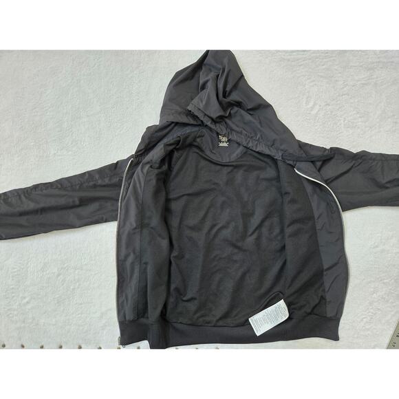 Nike The Athletic Dept Jacket Women Black Zip Size XS Cropped Thin Athletic - Picture 5 of 6